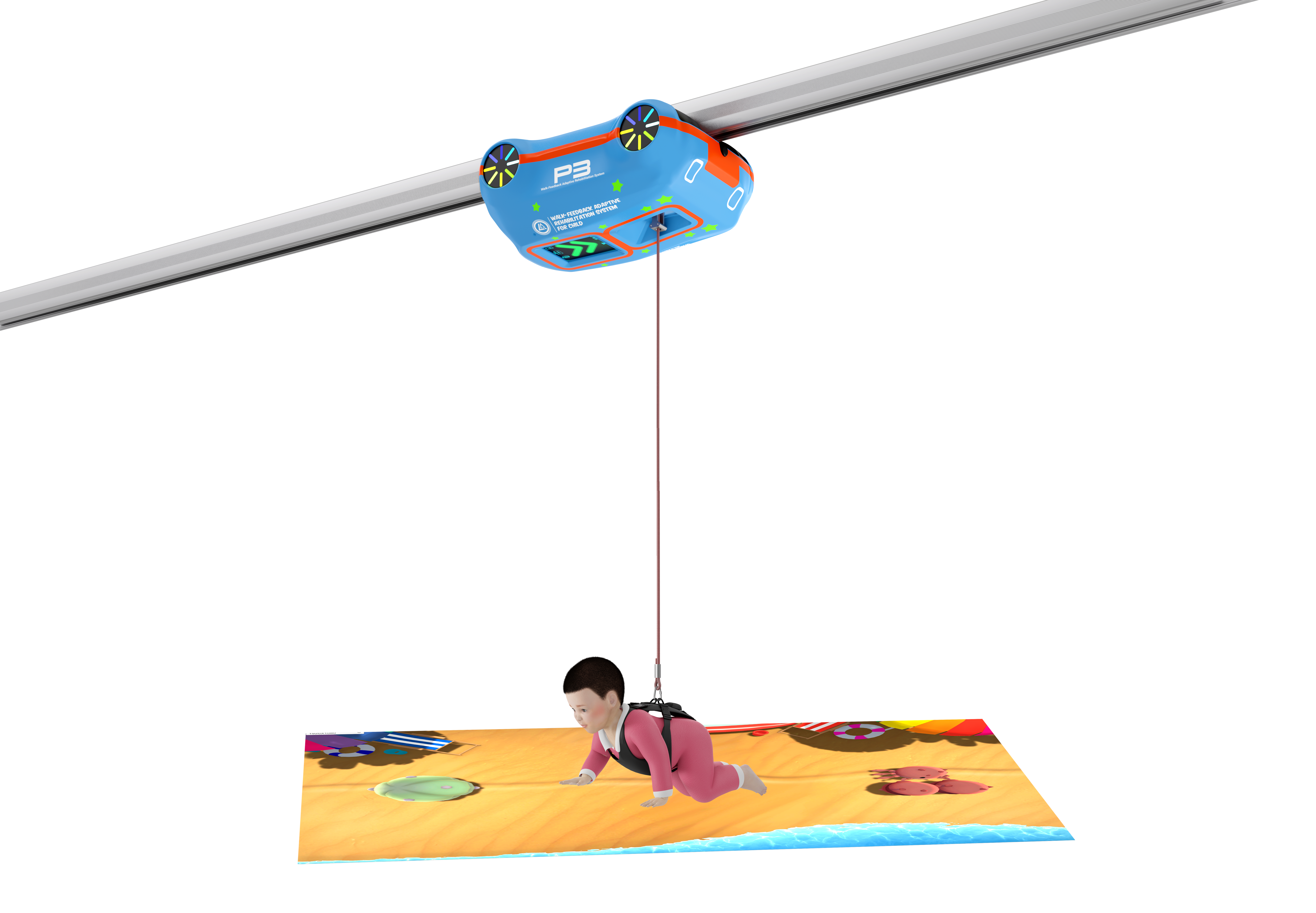 步行反饋自適應康復系統(tǒng)（兒童型）